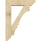 Ekena Millwork Balboa Slat Rough Sawn Bracket w/ Offset Brace, Douglas Fir, 8"W x 32"D x 44"H BKT0806X32X44BOA06RDF - alternate 4